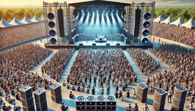1000人觀(guān)眾的戶(hù)外演出擴(kuò)聲系統(tǒng)